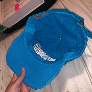 KBethos Vintage Accessories - Blue Embroidered Hat KBethos Vintage Accessories - Blue Embroidered Hat